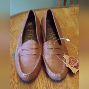 Falls Creek Tan Leather Loafers